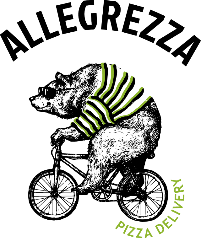 Bär auf Fahrrad